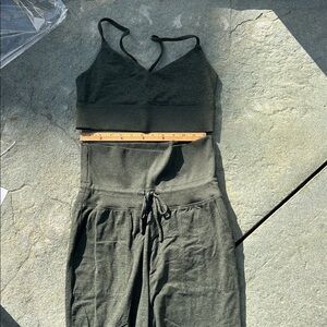 Dark Green Two-Piece Lounge Set